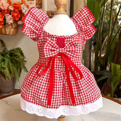 Red Flower Evcil Hayvan Kıyafeti Petivio